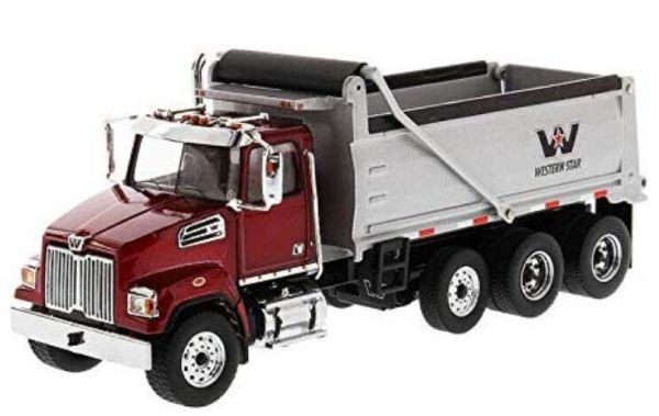 DCM71032 - WESTERN STAR 4700SF Ribaltabile 4 Assi Rosso - 1