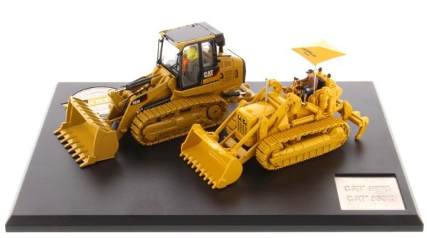 DCM85559 - Serie Evolution set con due pale cingolate CATERPILLAR la 977 e la 963k con driver - 1