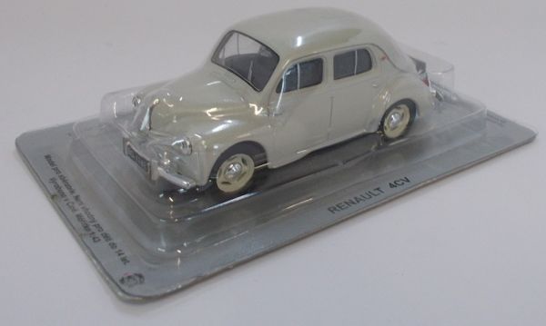 NET0056 - RENAULT 4CV 1957 grigia venduta in blister - 1