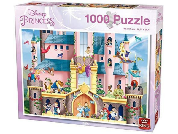 KING55917 - Puzzle da 1000 pezzi Principessa Disney Il palazzo magico - 1