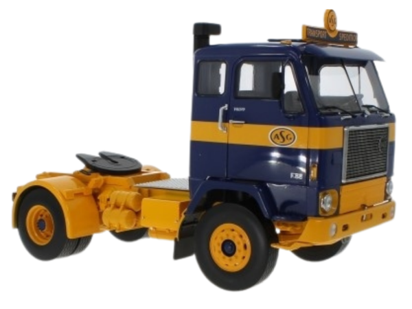 MOD18140 - VOLVO F88 ASG 4x2 1971 Blu e giallo - 1