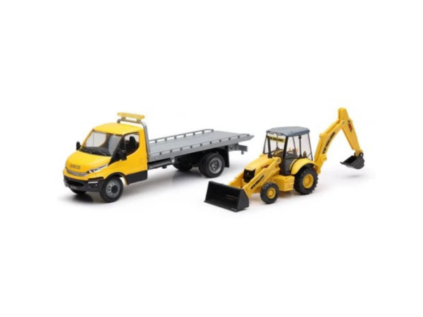 NEW16193A - Autocarro IVECO con retroescavatore NEW HOLLAND B110C - 1