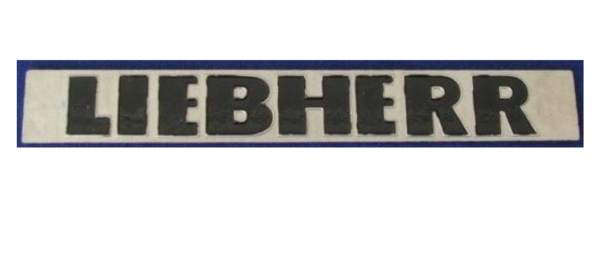 YCC667 - 6 Logo per gru LIEBHERR LR1750 - 1