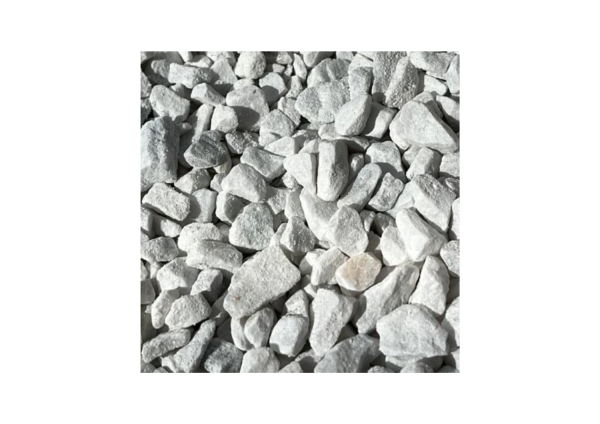 COLLE21-BLANC8_12 - Sacchetto decorativo in pietra 200 g - Bianco di Carrare 8 / 12 mm - 1