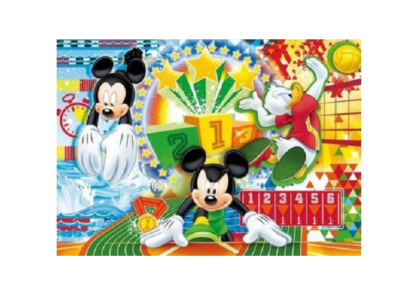 CLE22222-4 - Puzzle 15 Pezzi Topolino ei suoi amici ai Giochi Olimpici - 1