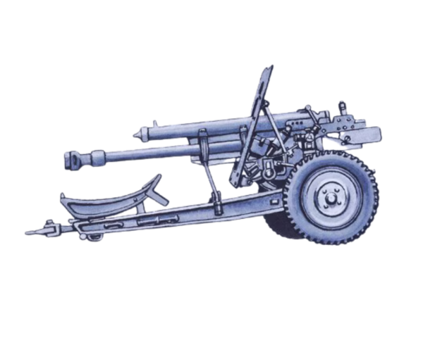 AHK35504 - Cannone anticarro pak 36 di ultima produzione da 4;7 cm - 1