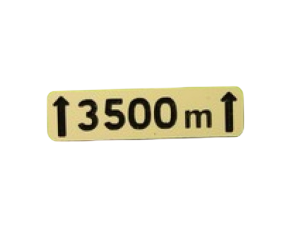 MCD-029 - Segnaletica Oltre 3500 m - In kit - 1