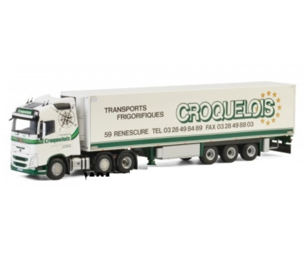 WSI01-2686 - VOLVO FH GL 6x2 con semi frigorifero CROQUELOIS - 1