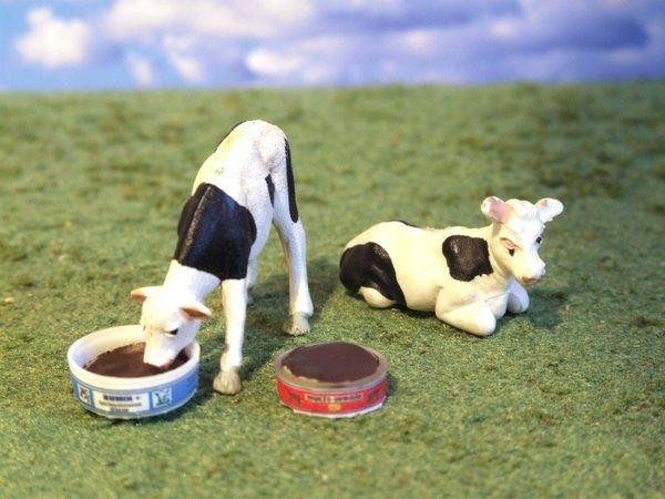 FB052 - 2 ciotole per animali - In miniatura - 1