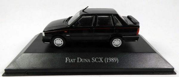 MAGARGAQV14 - FIAT Duna SCX 1989 berlina 4 porte nera venduta in blister - 1