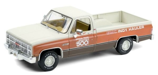 GREEN13564 - GMC Sierra Grande Classic 1500 Pickup 1983 Indy Hauler Marrone e Bianco 67th Annual Indianapolis 500 Mile Race Truck ufficiale - 1