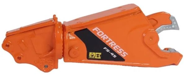 GF118-2-O - Cesoia per rottami arancione FORTRESS FS45-R con supporto braccio per escavatori fino a 25 tonnellate - 1