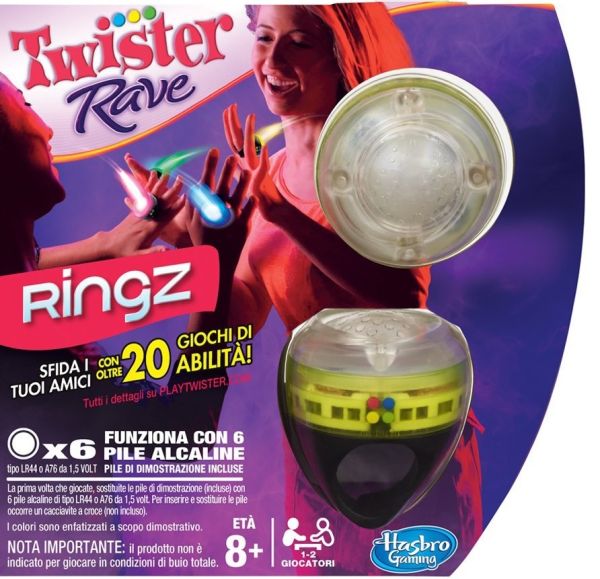 HASA2420 - 2 Anelli per giocare a TWISTER - ATTENZIONE Gioco in ITALIANO - 1
