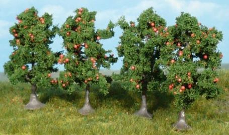 HEK1961 - Set di 5 alberi di mele 7 cm - 1
