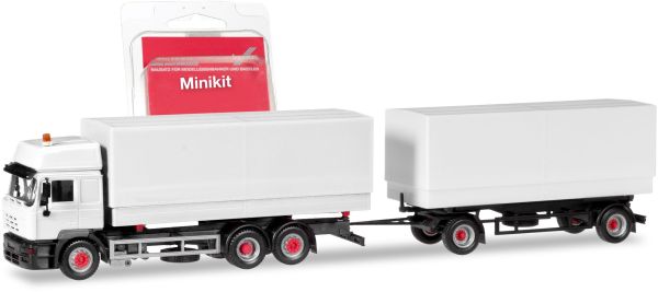 HER013505 - STEYR F 2000 Portatelone 6x2 e rimorchio a 2 assi in kit da montare - 1