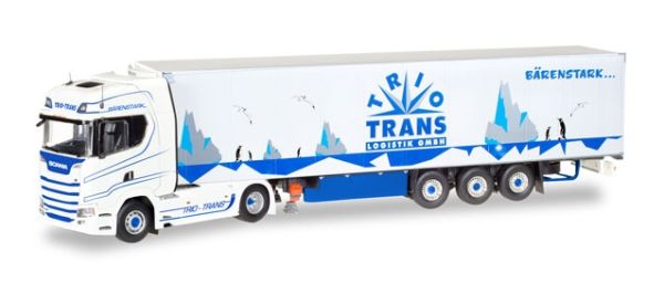 HER071369 - SCANIA CS 20 HD 4x2 con rimorchio frigorifero a 3 assi Trio Trans - 1