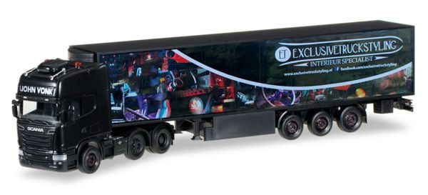 HER307000 - SCANIA R TL 6x4 Trasporto John Vonk con semi-frigo 3 assi - 1