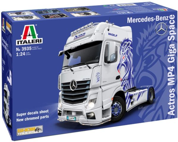ITA3935 - MERCEDES Actros MP4 Giga Space 4x2 da montare e verniciare - 1