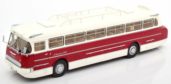 IXOBUS025LQ - Autobus IKARUS 66 1972 rosso e bianco - 1
