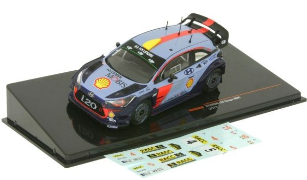 IXORAM645B - HYUNDAI i20 coupé WRC 2017 con varie decalcomanie incluse rally de Catalunya 2017 - 1