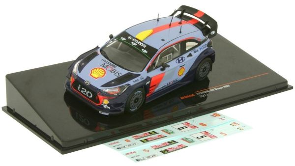 IXORAM645C - HYUNDAI i20 coupé WRC 2017 con varie decalcomanie incluse - 1