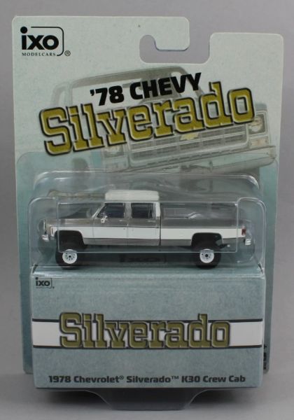 IXO-IA64007GRISE - CHEVROLET Silverado K30 Doppia Cabina 1978 Grigio e Bianco in blister - 1
