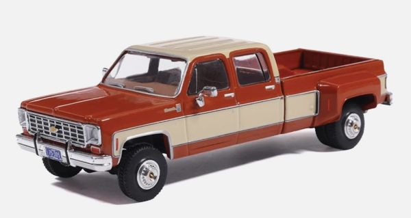 IXO-IA64019 - CHEVROLET K30 Silverado Pick-up 1975 Marrone e beige in blister - 1