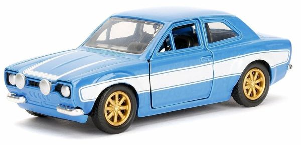 JAD253202000C - FORD Escort blu con strisce bianche di Brian's Fast & Furious - 1
