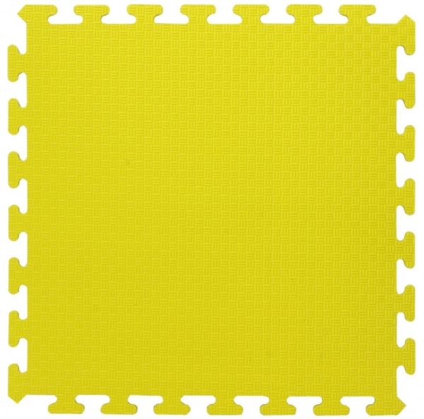 JAM460418 - 4 Tappetini puzzle gialli - 50 x 50 cm - 1