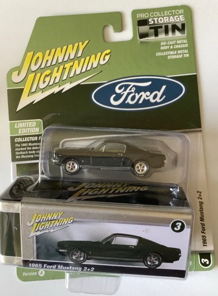 JLCT016A-C - Ford Mustang 2+2 verde del 1965 della serie Collector Tins 2025, ancora nella confezione blister. - 1