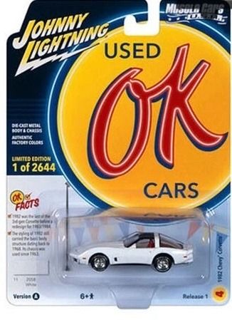 JLMC032A-D - 1982 CHEVROLET Corvette White della serie MUSCLE CARS, confezione blister 2023 - 1
