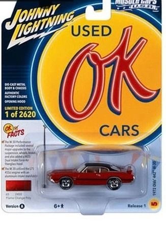 JLMC032A-E - 1972 OLDSMOBILE 442 W-30 Flame Orange della serie MUSCLE CARS Confezione blister del 2023 - 1