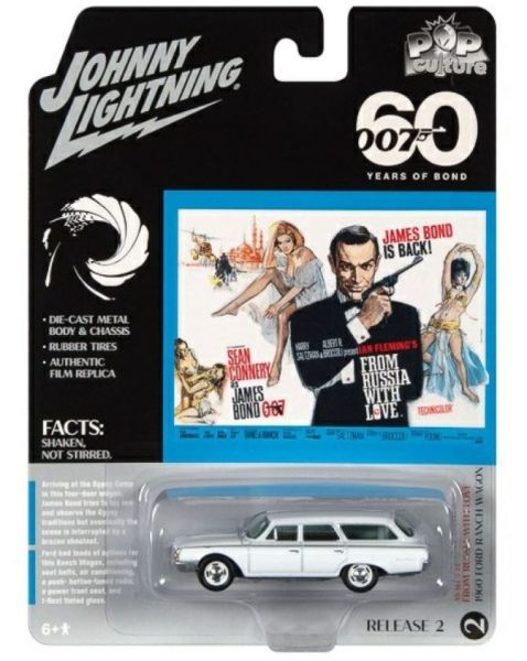 JLPC007-B - FORD Ranch Wagon 1960 bianco - JAMES BOND 007 - dalla serie POP CULTURE 2022 in blister - 1