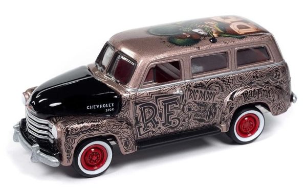 JLPC014-A - Chevrolet Suburban Rat Fink del 1950 della serie Pop Culture, ancora nella sua confezione originale. - 1