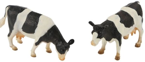 KID571873 - 2 mucche HOLSTEIN in piedi - 1