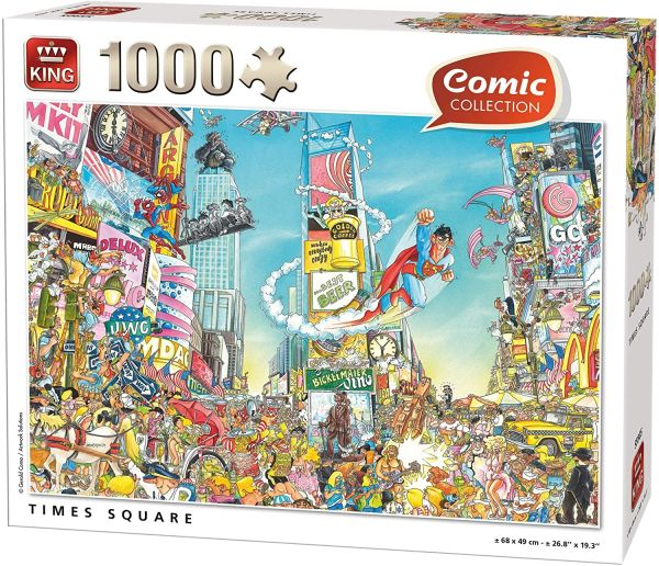 KING55905 - Puzzle Time Square da 1000 pezzi - 1