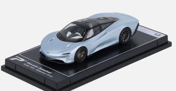 KTH13 - McLAREN Speedtail Argento - Collezione Hypercar League - 1