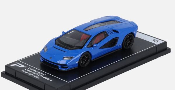 KTH16 - LAMBORGHINI Countach LPI 800-4 Blu - Collezione Hypercar League - 1