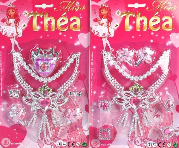 LPB33043 - Parure di gioielli da principessa per bambina Modello casuale - 1