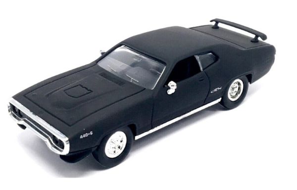LDC94218MBK - 1971 PLYMOUTH GTX Nero Opaco - 1
