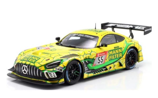 IXO-LEGT18-22NUR007 - MERCEDES-BENZ AMG GT3 #55 Landgraf Team 24 ore del Nurburgring 2022 ASSENHEIMER / TREFZ / BAUMANN / APOTHELOZ - 1
