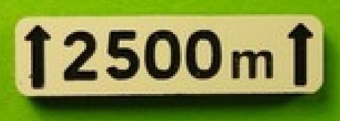 MCD-028 - Segnaletica Oltre 2500 m - In kit - 1