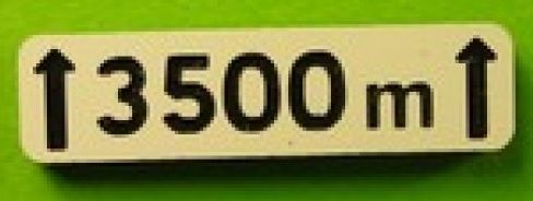 MCD-029 - Segnaletica Oltre 3500 m - In kit - 1