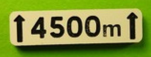 MCD-030 - Segnaletica Oltre 4500 m - In kit - 1