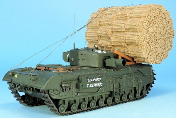 MFT48607 - CHURCHILL MK IV trasporta fascines gold beach d-day 6 giugno 1944 79a divisione armata limitata a 100 copie - 1