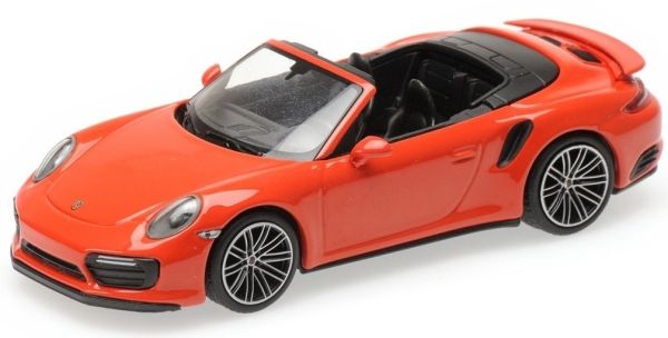 MNC410067181 - PORSCHE 911 Turbo S cabriolet aperta 2016 arancione scuro - 1