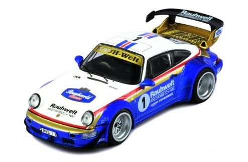 IXOMOC306 - PORSCHE 964 RWB Bianco e blu RAUCH-WELT - 1