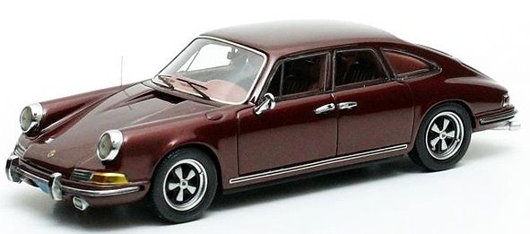 MTX41607-022 - PORSCHE 911 Troutman e Barnes 4 porte 1967 marrone metallo - 1