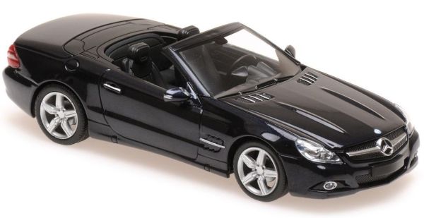 MXC940037531 - MERCEDES BENZ Classe SL cabriolet aperto 2008 blu scuro metallizzato - 1