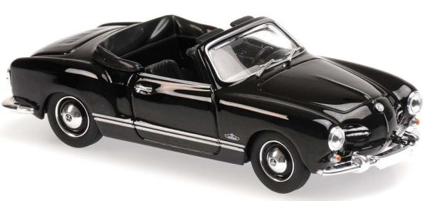 MXC940051030 - VOLKSWAGEN Karmann Ghia 1955 decappottabile nero aperto - 1